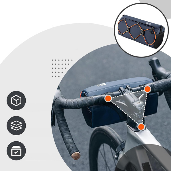 Rockbros 30110054002 Fahrradlenkertasche 2,2 l - Blau