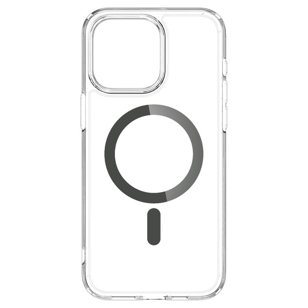 Spigen Ultra Hybrid Mag Case with MagSafe for iPhone 15 Pro - Clear Gray
