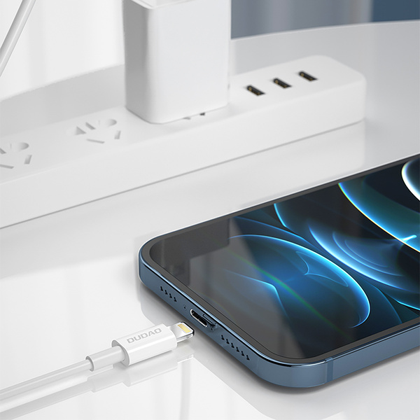 Kabel Dudao L6X USB-C - Lightning PD 20W 1m - biały