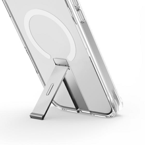 Etui UNIQ Eleva with Vertica Stand na iPhone 16 Pro - przezroczyste