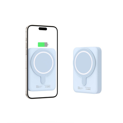 Tech-Protect LifeMag PB11 Powerbank mit MagSafe 10000 mAh 15 W USB-C-Anschluss – blau + USB-C-Kabel