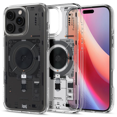 Spigen Ultra Hybrid Mag MagSafe Hülle für iPhone 16 Pro – transparent