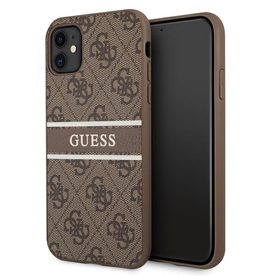 Guess 4G Stripe case for iPhone 11 / Xr 6.1&quot; - brown
