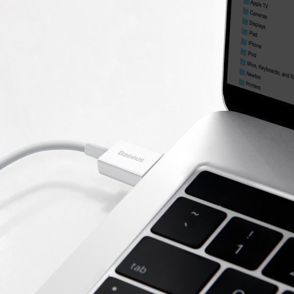 Baseus Superior Kabel USB - USB Typ C 6A 66W 2m weiß (CATYS-A02)