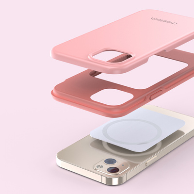 Choetech MFM Anti-drop case Made For MagSafe for iPhone 13 mini pink (PC0111-MFM-PK)