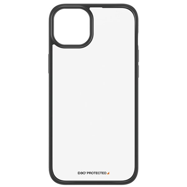 Etui PanzerGlass ClearCase na iPhone 15 Plus / 14 Plus z certyfikatem Military Grade - przezroczysto-czarne