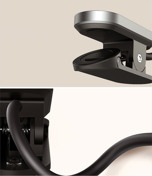 Baseus mini lamp LED lamp with clip gray (DGRAD-0G)