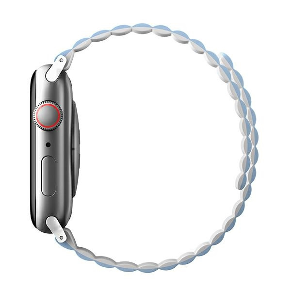 Pasek Uniq Revix na Apple Watch 1/2/3/4/5/6/7/8/SE/SE2/Ultra 42/44/45/49mm - biało-niebieski
