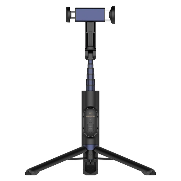 Samsung Selfie Stick Teleskop-Stativ mit Fernbedienung, Schwarz (GP-TOU020SAABW)