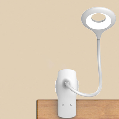 Kabellose LED-Leselampe mit Clip + weißes Micro-USB-Kabel