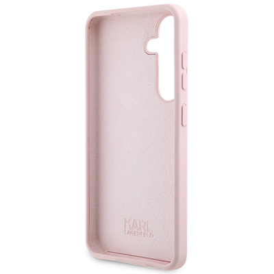 Etui Karl Lagerfeld Silicone Choupette na Samsung Galaxy S24 - różowe