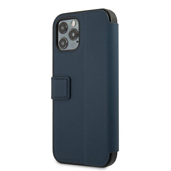 Etui U.S. Polo Assn. Embroidery Collection na iPhone 12 Pro Max - granatowe