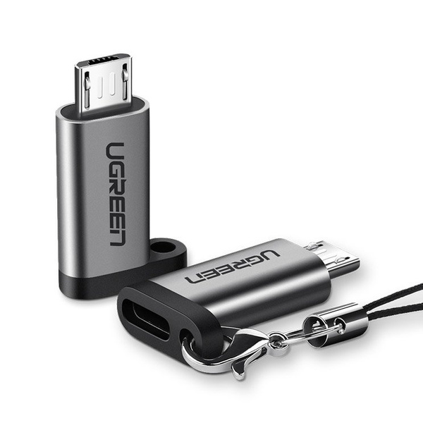 Ugreen adapter przejściówka z USB Typ C na micro USB szary (50590)