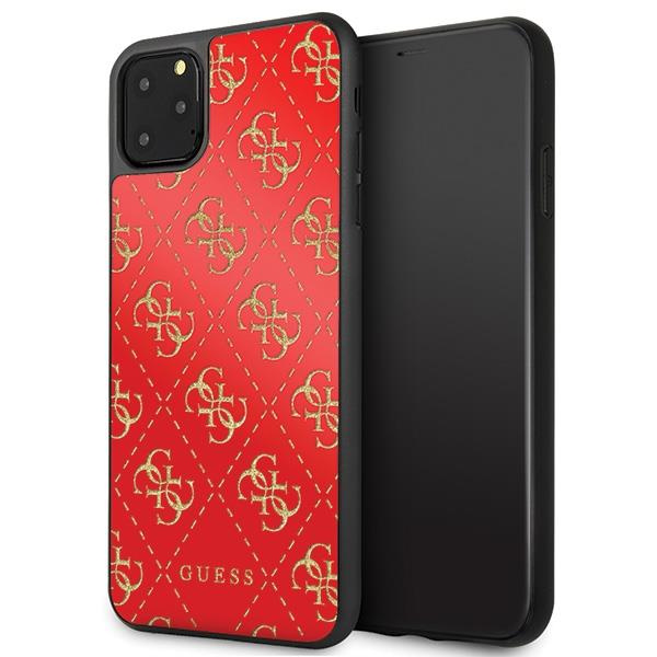 Guess GUHCN654GGPRE iPhone 11 Pro Max червоний/червоний жорсткий чохол 4G двошаровий блиск